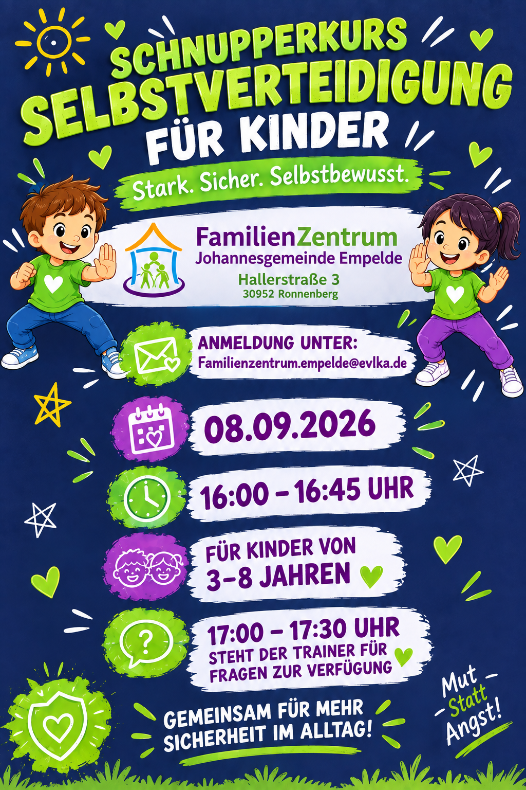 Selbstverteidigung für Kinder